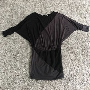 Black and Gray Dress